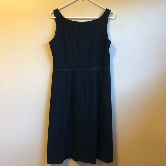 Anthropologie Tabitha Eyelet Little Black Dress - Picture 6 of 7